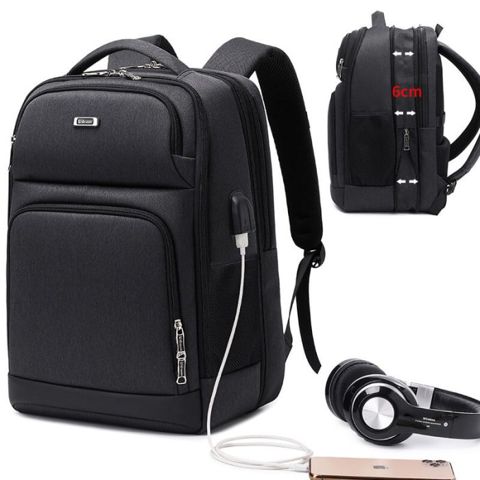 B001 Wholesale custom logo laptop backpacks - Image 3