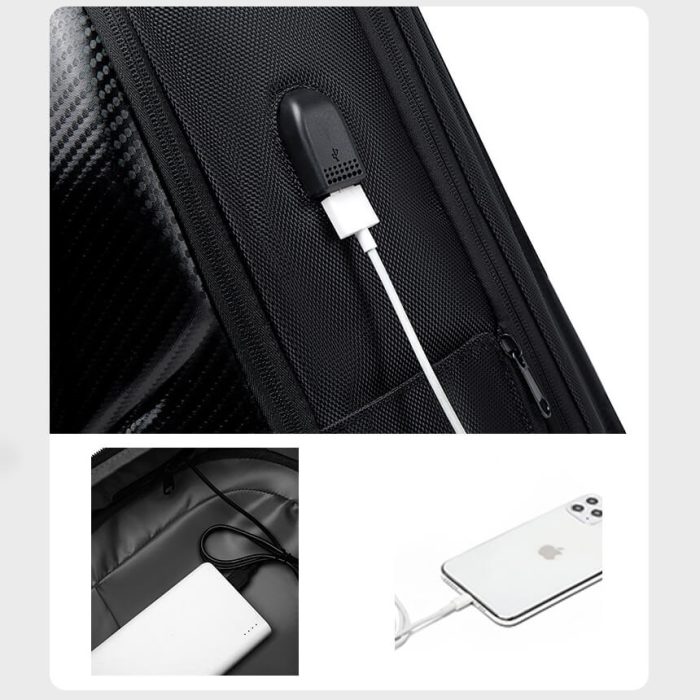 B006 OEM men black eva sports laptop backpack - Image 8