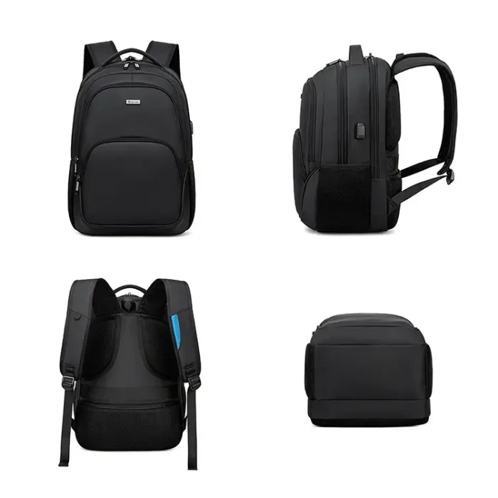 B032 Trendy Casual Waterproof Oxford Laptop Backpack - Image 7